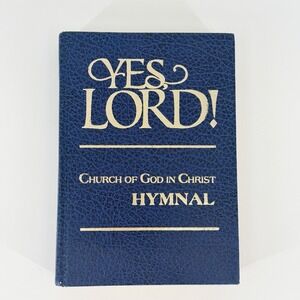 Yes Lord Church of God in Christ Hymnal 1982 Blue COGIC Hardcover Rare HTF